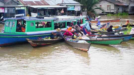 浮动市场Lok Baintan Banjarmasin