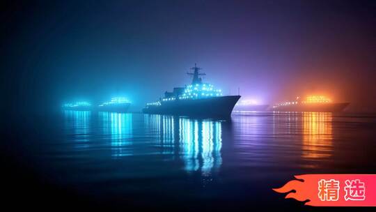 军舰战舰航母壮阔海疆钢铁巨舰守护蓝色国土