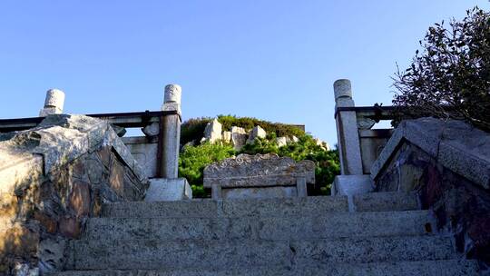 泰山玉皇顶财神殿观音殿月老祠的传统建筑