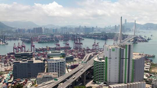 香港的货柜港与海港