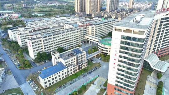 宜春市人民医院航拍素材视频素材模板下载