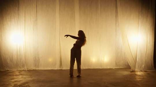 女人，舞台，舞蹈，戏剧