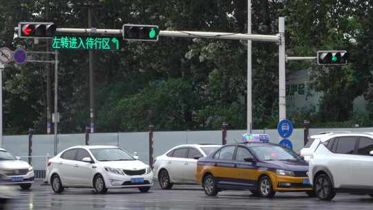 雨天 下雨 城市风光 写意 台风 雨中景色