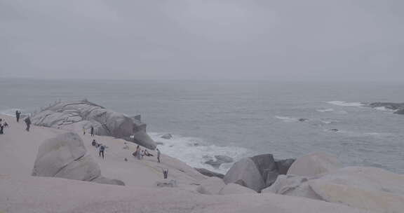 海南海岸礁石风光