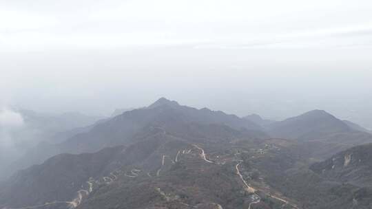 秦岭山脉秋季风景