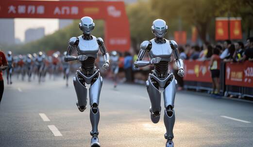 合集-AI机器人城市竞跑马拉松比赛