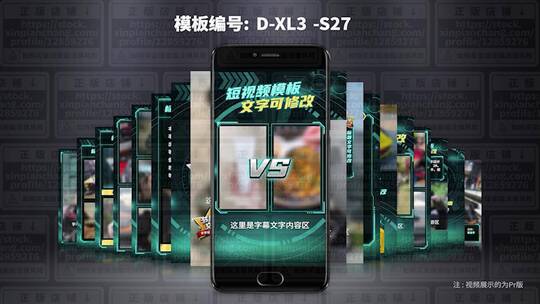 19件套视频包装模板 D-XL3-S27