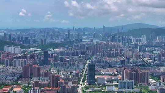 珠海城市全景视频素材模板下载