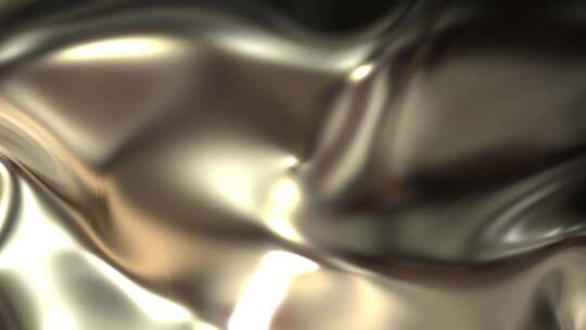 4K-流动的抽象金属液体