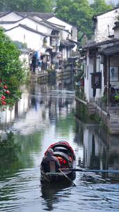 浙江绍兴书圣故里风景视频