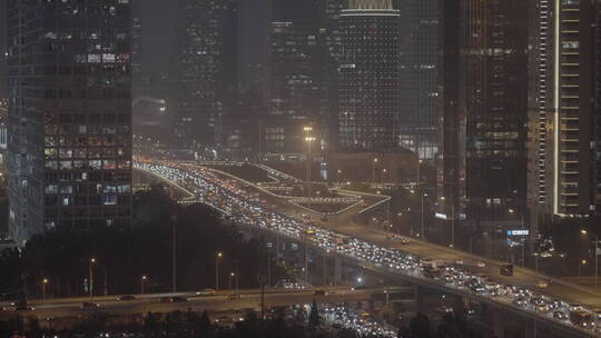 城市夜色 都市夜景视频素材模板下载