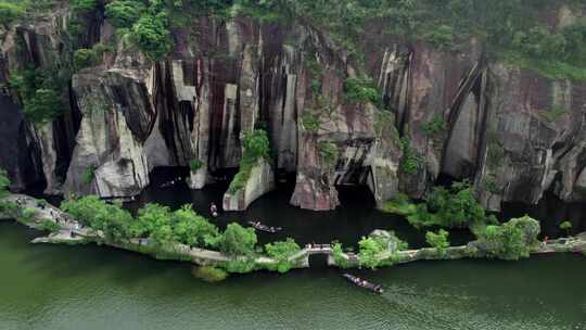 绍兴东湖景区航拍