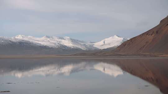 冰岛，景观，山脉，湖