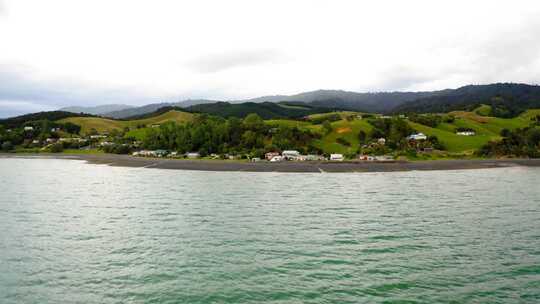 海岸，房屋，海岸，海洋