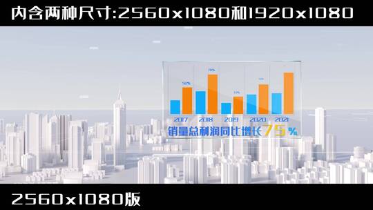 【干净商务】三维城市企业宣传AE模板