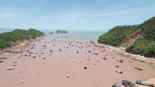 福建霞浦天然避风港航拍