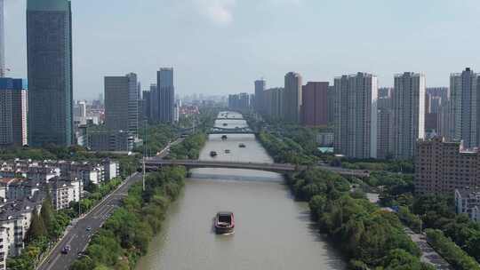 航拍江苏无锡建设无锡城市风光