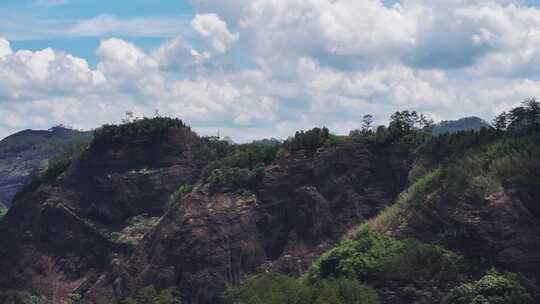 航拍中国福建武夷山美丽风景