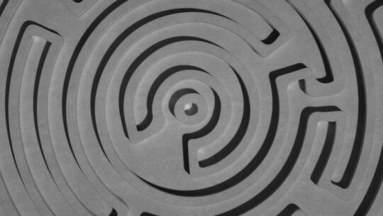圆形迷宫三维动画视频素材模板下载