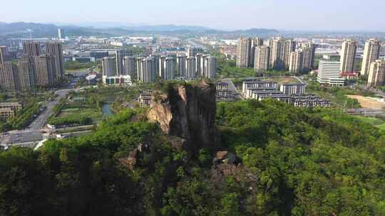 德清县武康街道城市风景箱子山