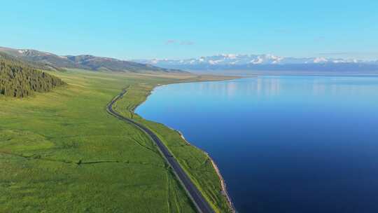 新疆赛里木湖美景