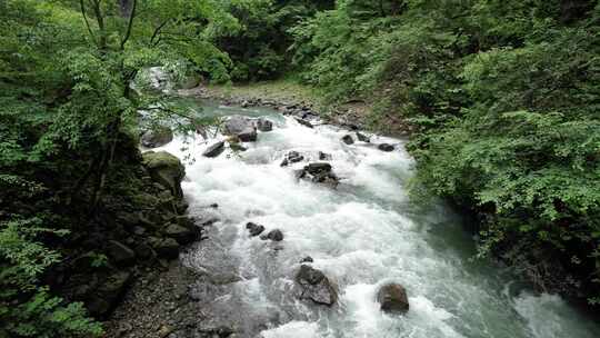 二郎山喇叭河航拍