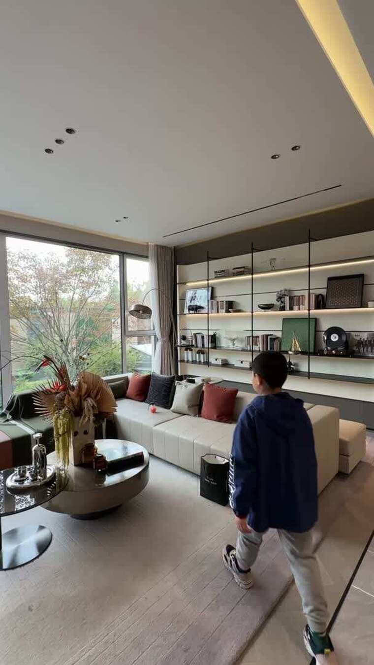 现代简约风格客厅室内场景