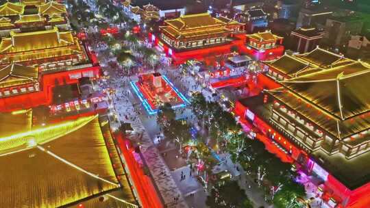 西安城市航拍延时摄影