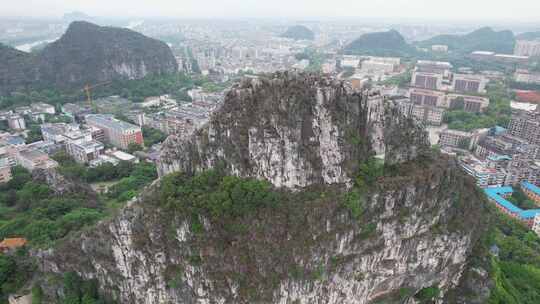 广西桂林南溪山4A景区航拍