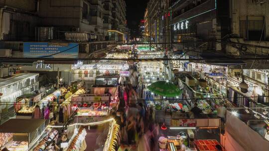 武汉保成路夜市延时6k