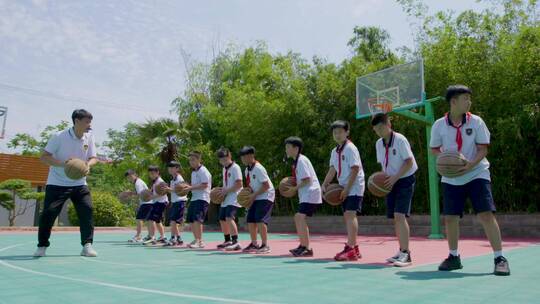 小学初中课堂体育音乐课间操班级课堂奔跑