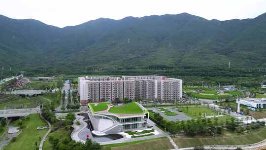 航拍深圳大鹏坝光建设