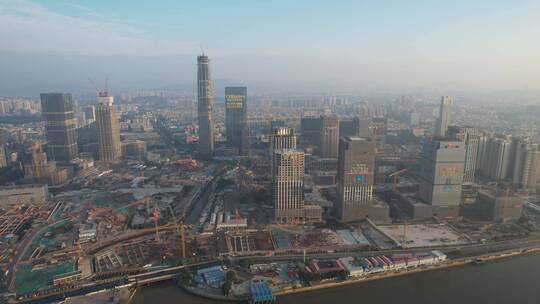 广州国际金融城建设吊臂开发房地产CBD