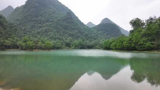 贵州小七孔景区航拍