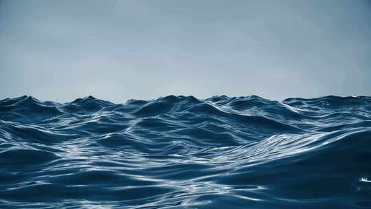 抽象大海海浪无限循环