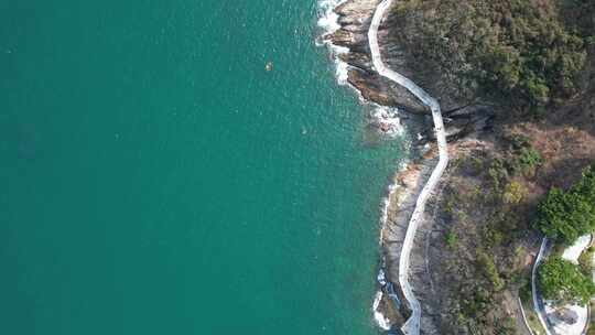 深圳海岸线，深圳大梅沙海景