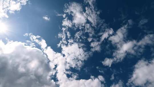 蓝天白云、天空延时视频素材模板下载