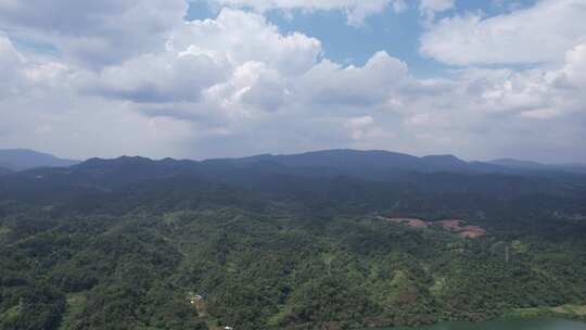 祖国壮丽河山青山绿水航拍