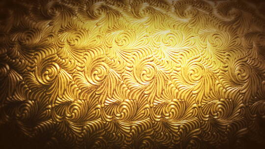 古典黄金浮雕纹滚转