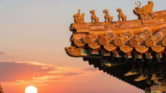 古建筑屋顶景观