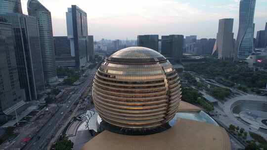杭州城市地标球形建筑