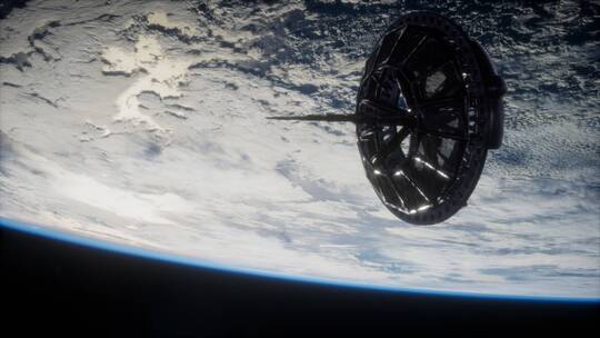 环绕地球的未来空间卫星