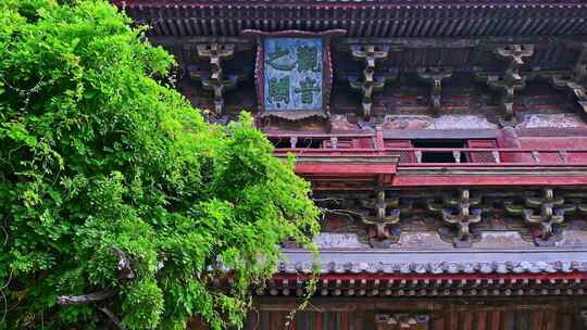 天津蓟县独乐寺观音阁寺庙木构古建筑