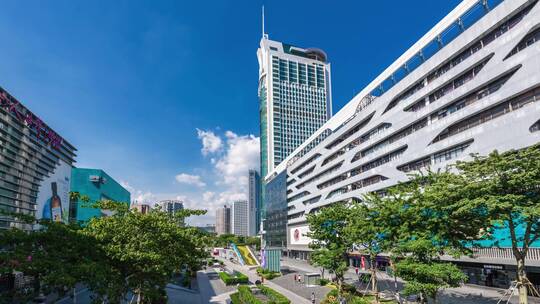 【正版素材】深圳福田华强北主街道