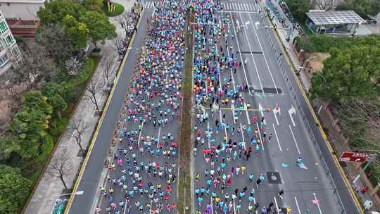 上海马拉松 静安半程马拉松 长跑 城市跑