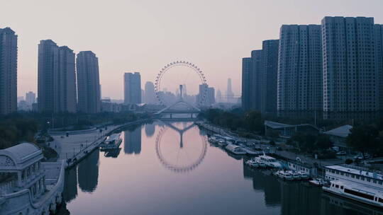 天津城市风光视频素材模板下载