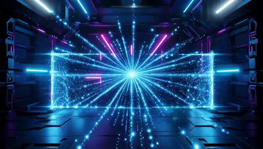 科技感未来空间场景
