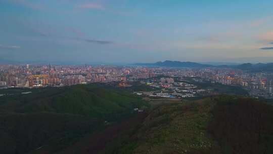 航拍昆明全景