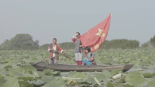 景区的革命历史情节还原情景表演