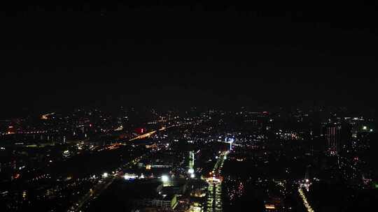 松山湖华为基地夜景视频素材模板下载